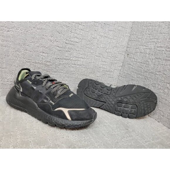 Adidas x 3M Nite Jogger Core Reflective EE5884 Men's Size 9.5 Black Running Shoe - Picture 6 of 10